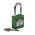 RS PRO Green 1-Lock Nylon, Steel Safety Lockout, 6.4mm Shackle