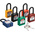 RS PRO Red 1-Lock Nylon Safety Lockout, 6.4mm Shackle