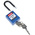 RS PRO Blue 1-Lock Aluminium, Nylon Safety Lockout, 6.4mm Shackle