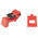 Brady Red PP Universal Circuit Breaker Lockout, 7mm Shackle, 38mm Attachment