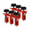 Brady Red 1-Lock Brass, Glass Fibre Reinforced Plastic, Stainless Steel Universal Circuit Breaker Lockout, 7mm Shackle