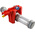 Brady Red 4-Lock PP Ball Valve Lockout, 7.24mm Shackle, 31.75mm Attachment