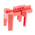Brady Red 4-Lock PP Ball Valve Lockout, 7.24mm Shackle, 31.75mm Attachment