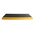 Coba Europe Black/Yellow Stair Tread Glass Fibre Reinforced Plastic, Silicone Carbide Edge Protection, Solid Finish