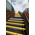 Coba Europe Black/Yellow Stair Tread Glass Fibre Reinforced Plastic, Silicone Carbide Edge Protection, Solid Finish