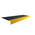 Coba Europe Black/Yellow Stair Tread Glass Fibre Reinforced Plastic, Silicone Carbide Edge Protection, Solid Finish
