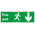 Vinyl FIRE EXIT, Fire Exit, English, Exit Sign