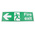 Rigid Plastic FIRE EXIT, Fire Exit, English, Exit Sign