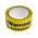 RS PRO Black/Yellow Vinyl Safety Labels, Warning Asbestos-Text 33 m x 50mm