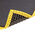 Notrax Black/Yellow Anti-Fatigue Mat Nitrile Rubber Mat, Diamond Pattern Finish 163cm x 1.02m x 184mm