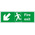 Vinyl FIRE EXIT, Fire Exit, English, Exit Sign