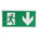 PVC FIRE EXIT With Pictogram Only, Exit Sign
