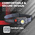 Observer Tools LED Head Torch For Hard Hats 450 lm, 150 m Range