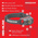 Observer Tools LED Head Torch For Hard Hats 450 lm, 150 m Range