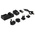 Nightsearcher UV365 UV LED Keyring Torch Black - Rechargeable, 153 mm