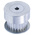 RS PRO Timing Belt Pulley, Aluminium, Zinc Plated Steel 6.4mm Belt Width x 2mm Pitch, 24 Tooth