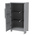 RS PRO 2 Door Plastic  Lockable Floor Standing Storage Cabinet, 780 x 430 x 1430mm