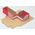 RS PRO Cardboard Storage Bin, 100mm x 75mm, Red
