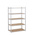 Manorga Galvanised 5 Shelf Galvanised Steel Quickshelf Starter Bay, 2000mm x 1000mm, 500mm, 300kg Load
