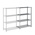 Manorga RAL 7024 4 Shelf Sheet Steel Modular Shelving Extension Bay, 2000mm x 1010mm, 800mm, 500kg Load