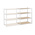 Manorga Galvanised 4 Shelf Galvanised Steel Quickshelf Extension Bay, 1760mm x 1250mm, 800mm, 162kg Load