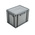 Schoeller Allibert 30L Grey Plastic Medium Storage Box, 330mm x 300mm x 400mm