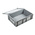 Schoeller Allibert 33L Grey Plastic Medium Storage Box, 186mm x 400mm x 600mm