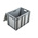 Schoeller Allibert 75L Grey Large Storage Box, 423mm x 400mm x 600mm