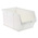 RS PRO PP Storage Bin, 181mm x 205mm, White