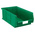 RS PRO PP Storage Bin, 200mm x 315mm, Green
