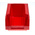 RS PRO PP Storage Bin, 80mm x 109mm, Red