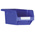 RS PRO PP Storage Bin, 80mm x 109mm, Blue