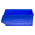 RS PRO PP Storage Bin, 130mm x 239mm, Blue