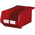 RS PRO PP Storage Bin, 246mm x 335mm, Red