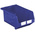 RS PRO PP Storage Bin, 246mm x 335mm, Blue