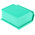 RS PRO PP Storage Bin, 50mm x 100mm, Green