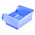 RS PRO PP Storage Bin, 50mm x 100mm, Blue