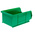 RS PRO PP Storage Bin, 76mm x 101mm, Green
