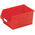 RS PRO PP Storage Bin, 181mm x 205mm, Red