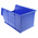 RS PRO PP Storage Bin, 181mm x 205mm, Blue