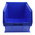 RS PRO PP Storage Bin, 181mm x 205mm, Blue