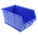RS PRO PP Storage Bin, 181mm x 205mm, Blue