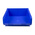 RS PRO PP Storage Bin, 180mm x 419mm, Blue