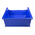 RS PRO PP Storage Bin, 180mm x 419mm, Blue