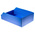 RS PRO Storage Bin, 100mm x 200mm, Blue