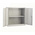 RS PRO 2 Door Mild Steel  Lockable Cabinet