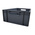 RS PRO 40L Grey PP Large Euro Containers, 200mm x 400mm x 600mm