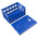 RS PRO 45L Blue PP Large Folding Crate, 270mm x 525mm x 270mm