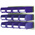 RS PRO PP Storage Bin, 75mm x 100mm, Blue