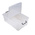 RS PRO 50L Transparent Polymer Large Storage Box, 230mm x 450mm x 700mm